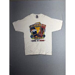 Vintage 1999 Pro Player Super Bowl XXXIII Denver Broncos Atlanta Falcons Shirt L